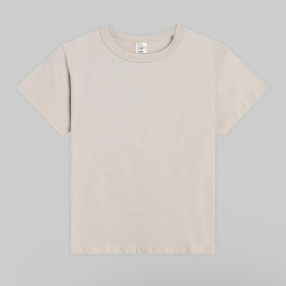 Leset Margo Tee in Crème, size large